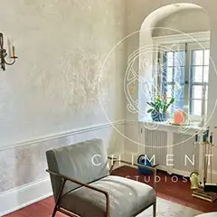 Applicator: Carrie Chimenti. Product: Mirror (living room).